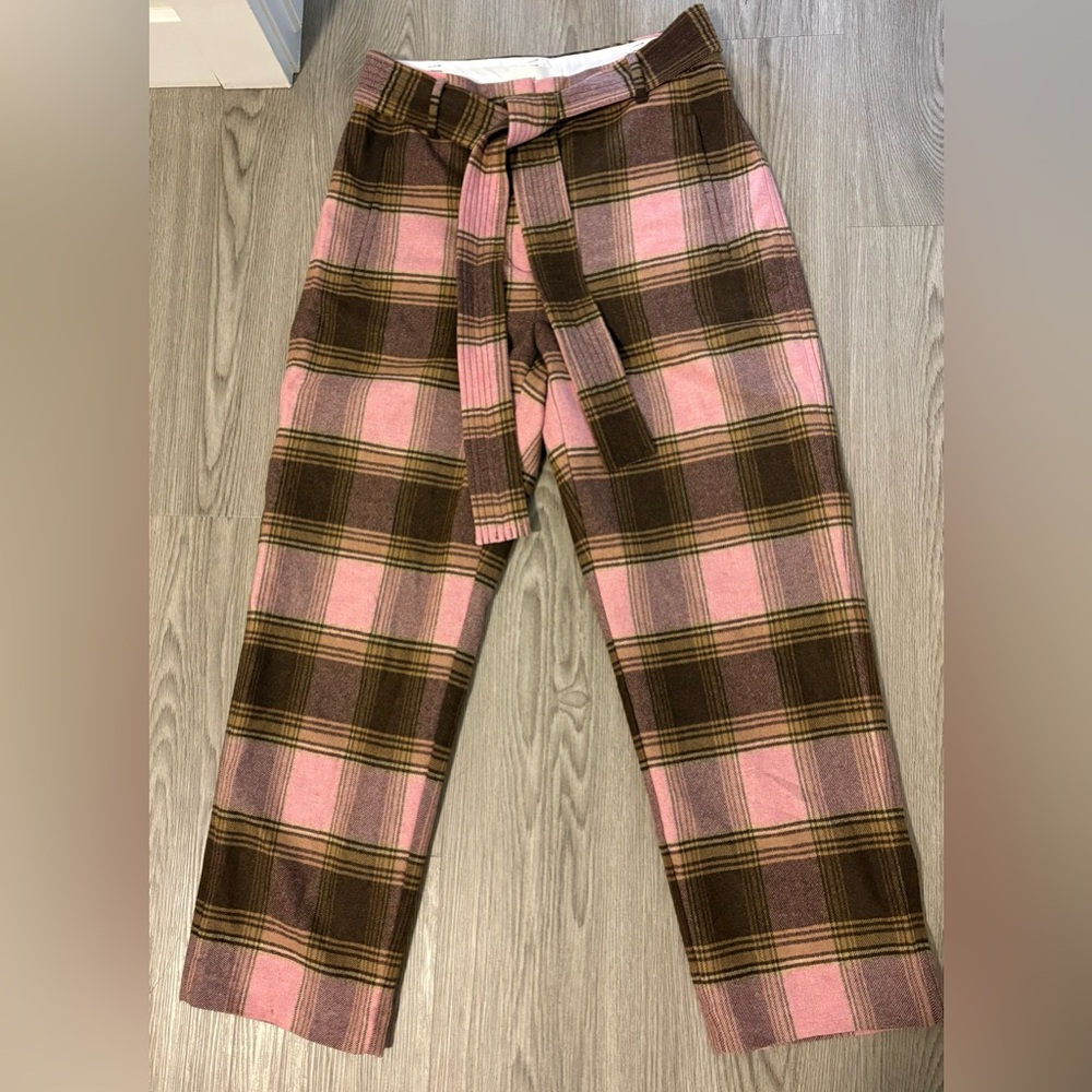 Wilfred Brown Satin Lined pink/brown pants.